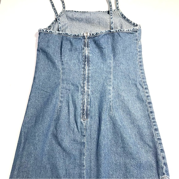 Stressed out sundress Jean material small - Picture 6 of 11